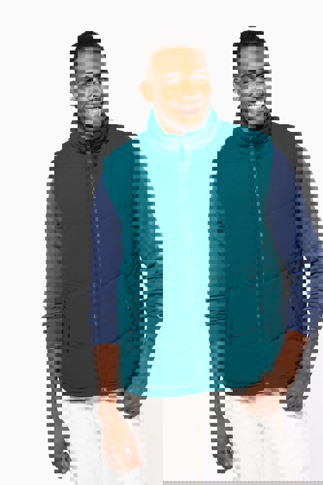 K6118 - Met fleece gevoerde bodywarmer