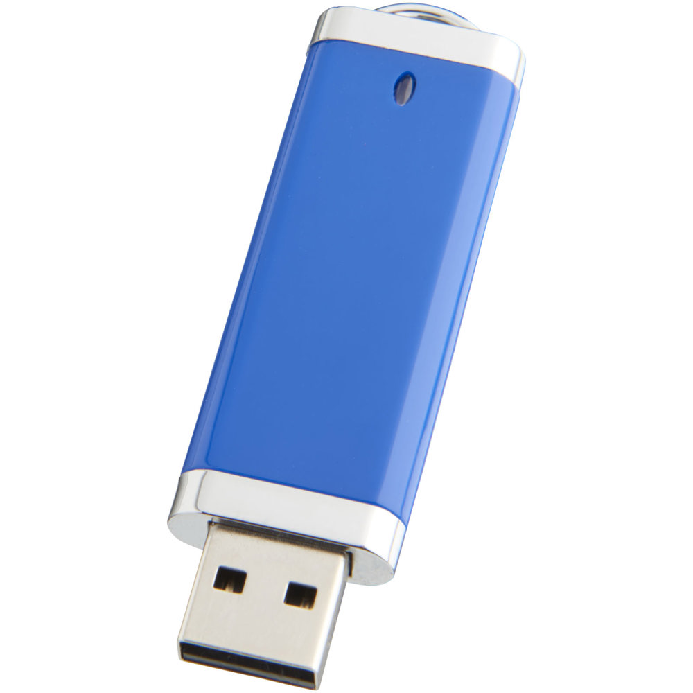 Flat USB stick - blauw