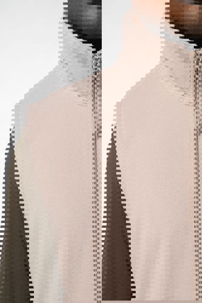 K913A - Bodywarmer van microfleece heren