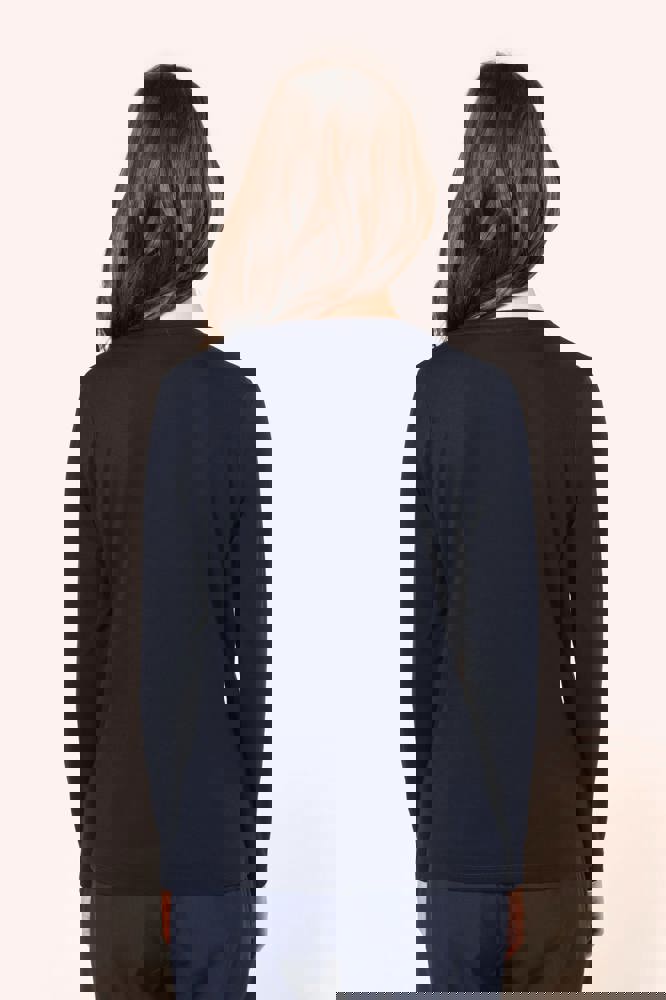 PK303 - Supima® dames-T-shirt ronde hals lange mouwen