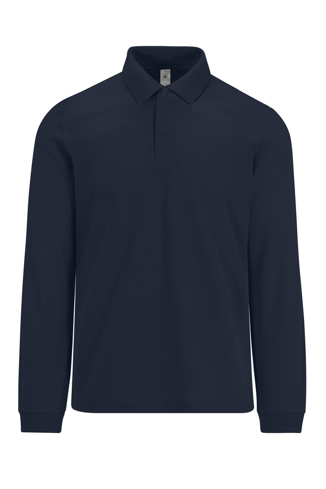 CGPU425 - MY POLO 180 Heren lange mouwen - Navy