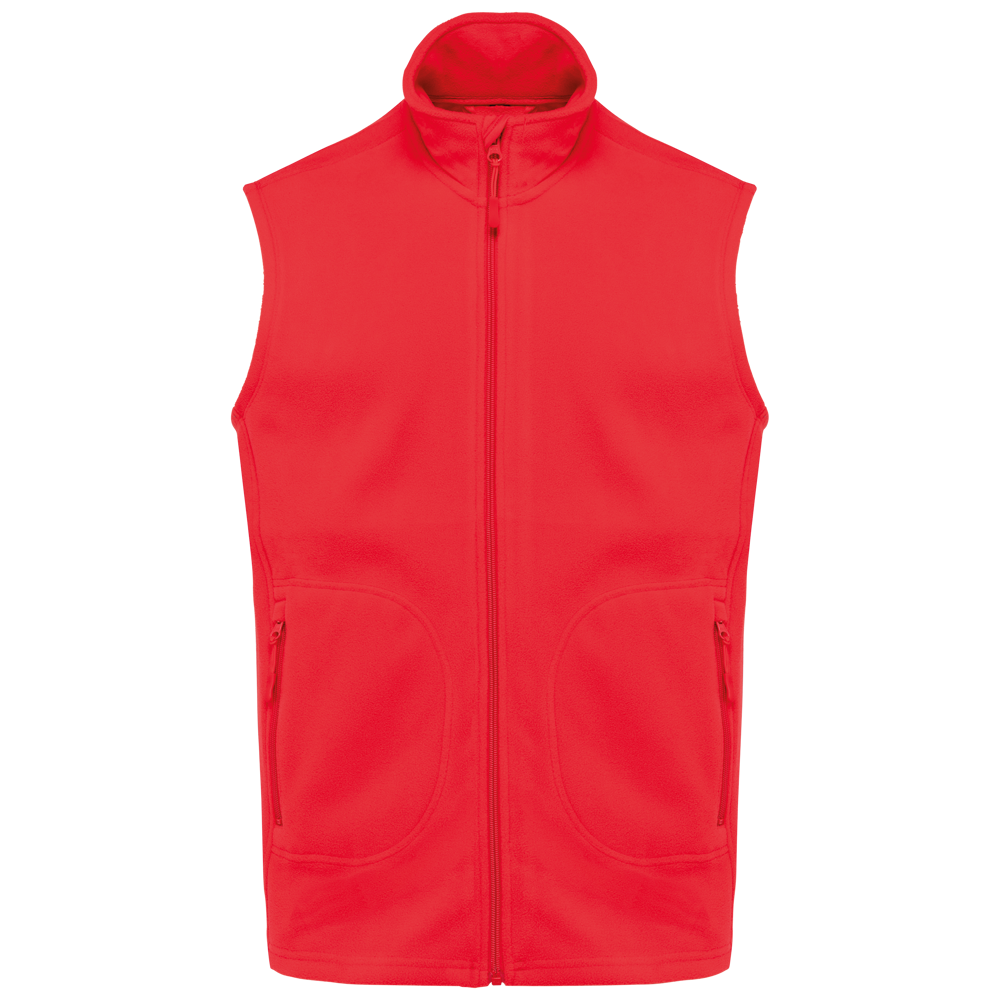 K9120 - Ecologische uniseks bodywarmer van microfleece - Red