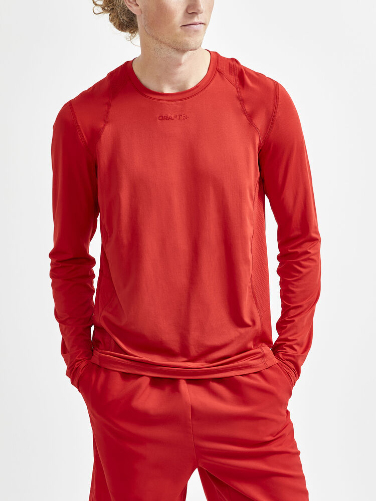 Craft - ADV Essence LS Tee M Bright Red S