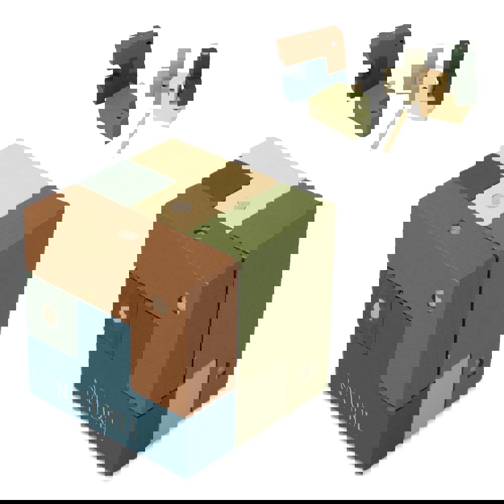 InSideOut FSC Houten Kubus think iq puzzel