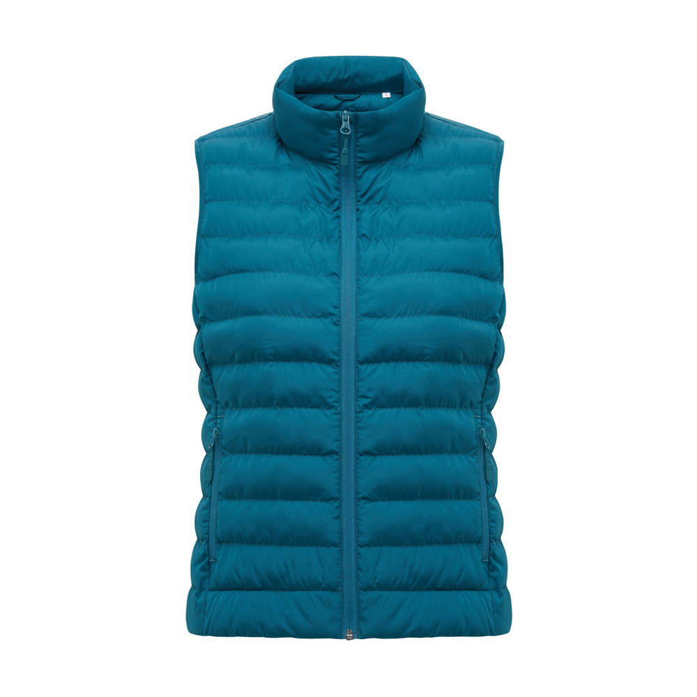 IQONIQ Meru dames gerecycled polyester bodywarmer - dark teal (± PMS 19-4540 TCX)