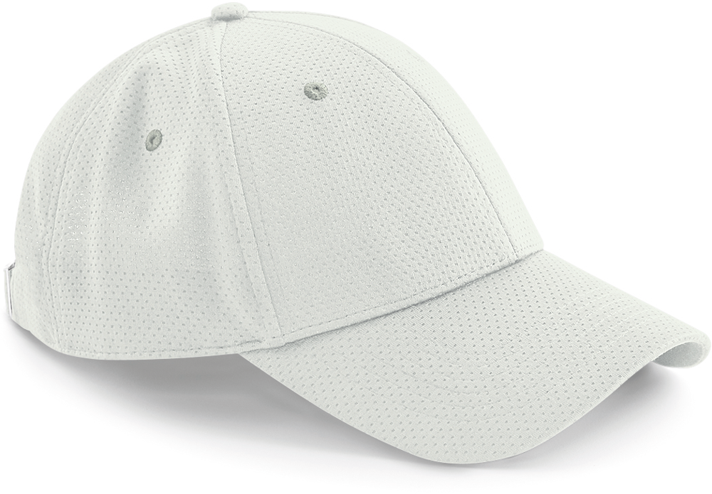 B196 - Air mesh 6 panel Cap - Light Grey