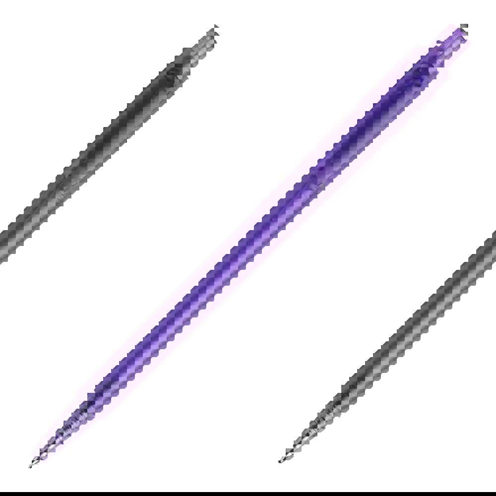 Balpen Baron '03 Happy Frosty - Transparant / Paars