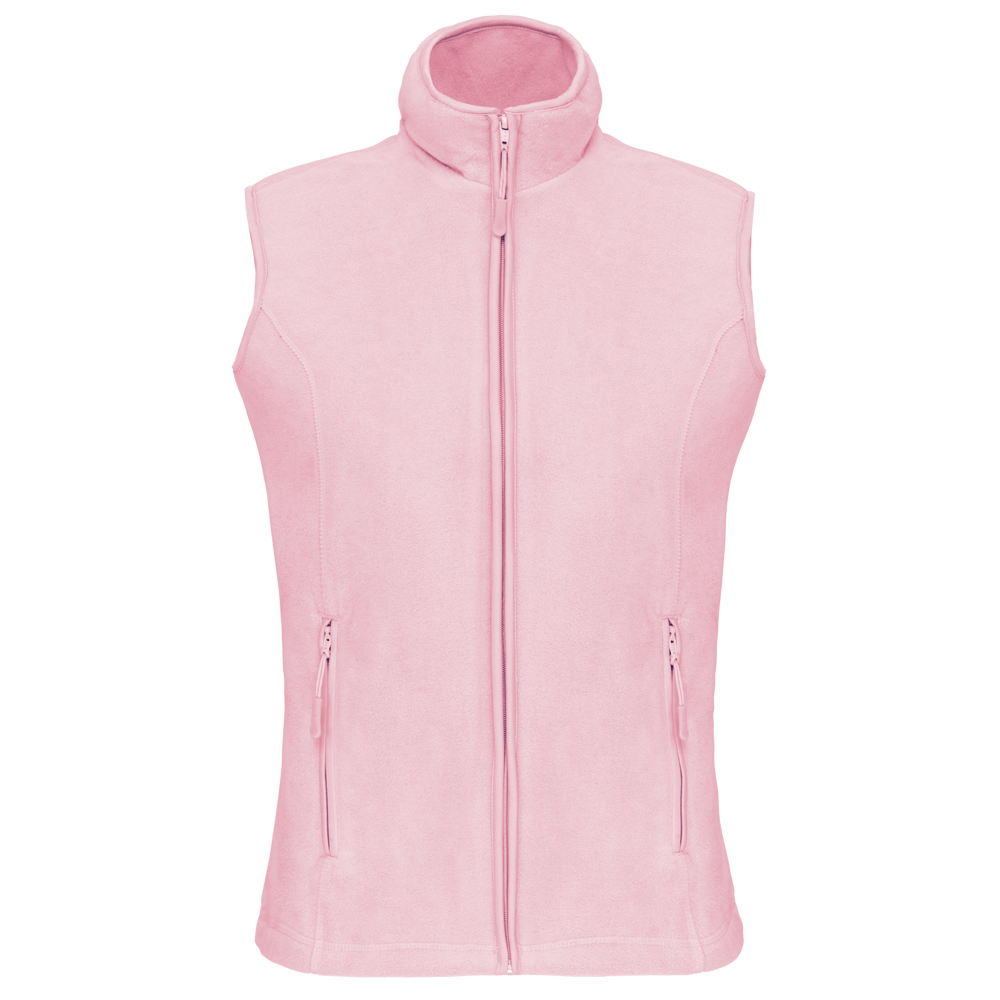 - Bodywarmer van microfleece dames - Pale Pink