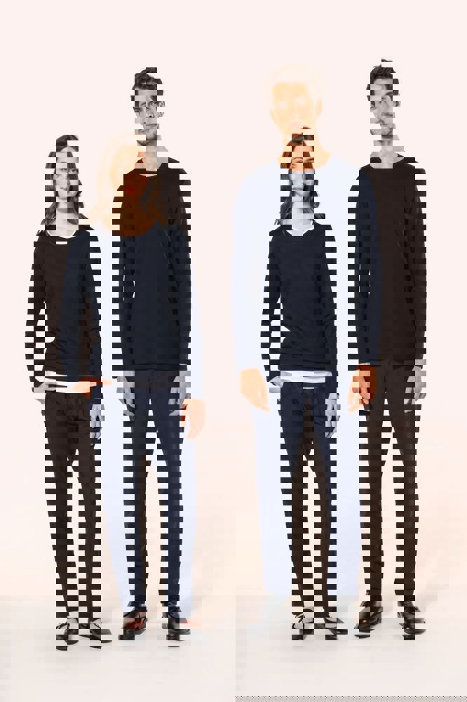 PK303 - Supima® dames-T-shirt ronde hals lange mouwen