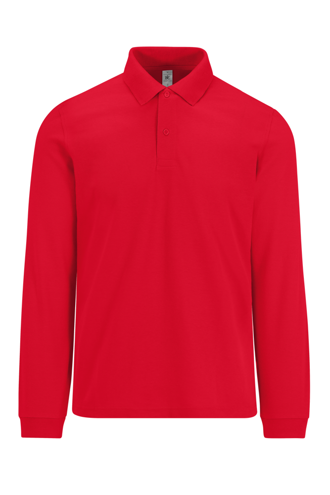 CGPU427 - MY POLO 210 Heren lange mouwen - Red