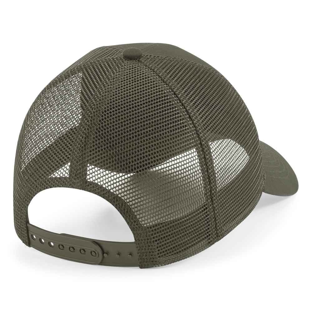 B641 - Meshpet, verstelbaar aan de achterkant met afneembare patch. - Military Green