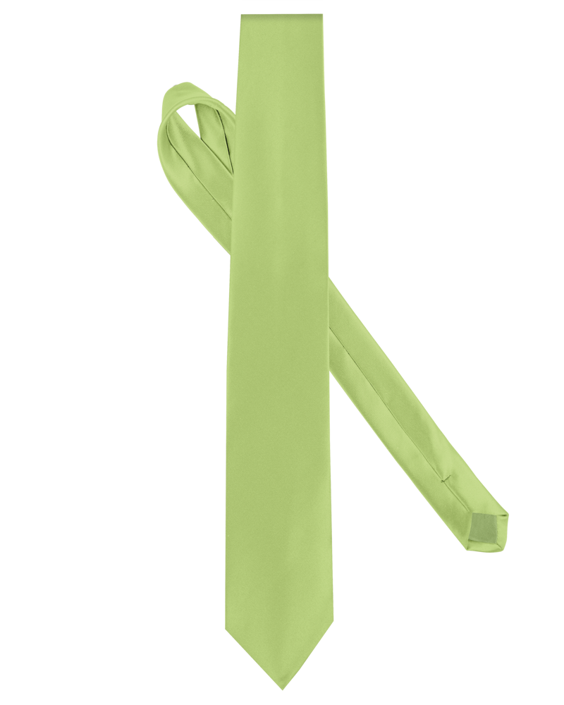 K860 - Satijnen stropdas - Lime
