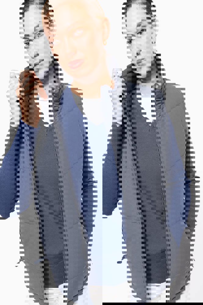 K6118 - Met fleece gevoerde bodywarmer