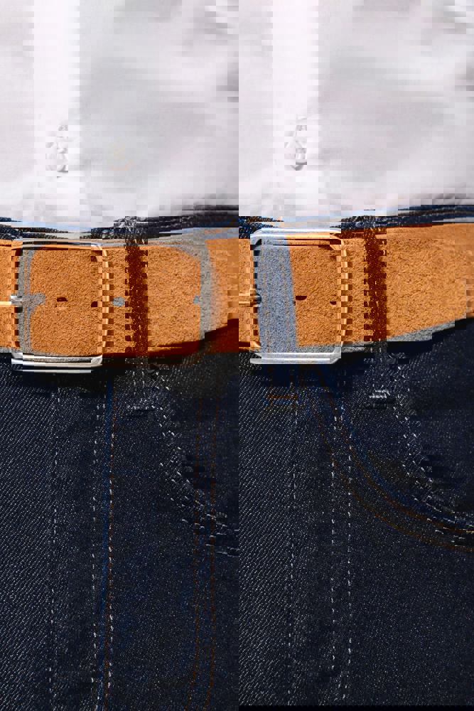 PK822 - Herenriem in suède