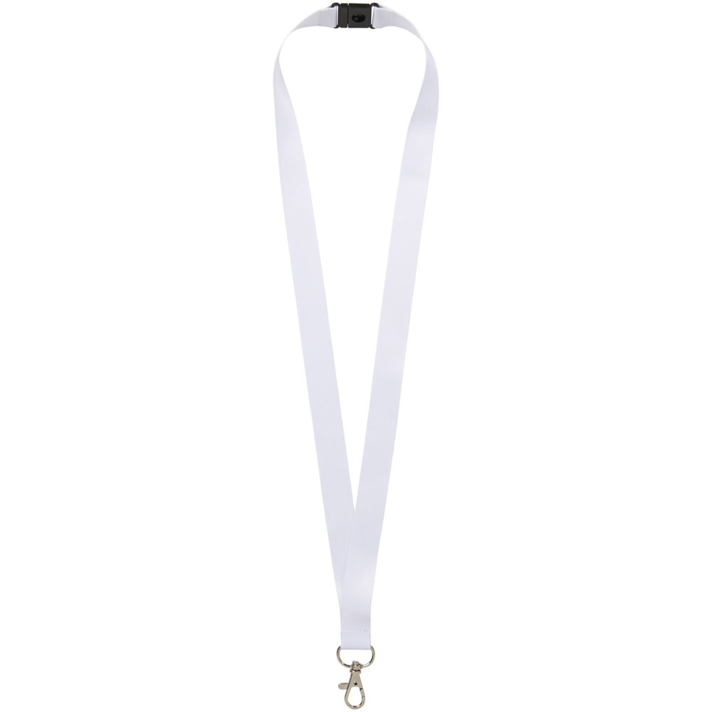 Addie gerecycled PET lanyard met safety breakaway sluiting