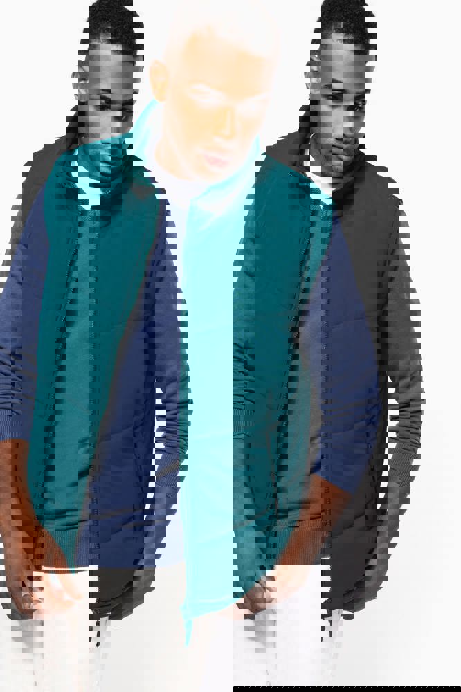 K6118 - Met fleece gevoerde bodywarmer