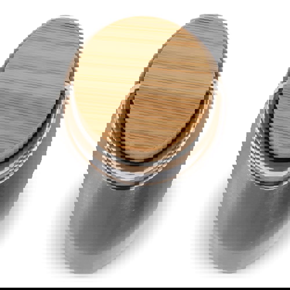 Thermo fles met bamboe deksel 500ml