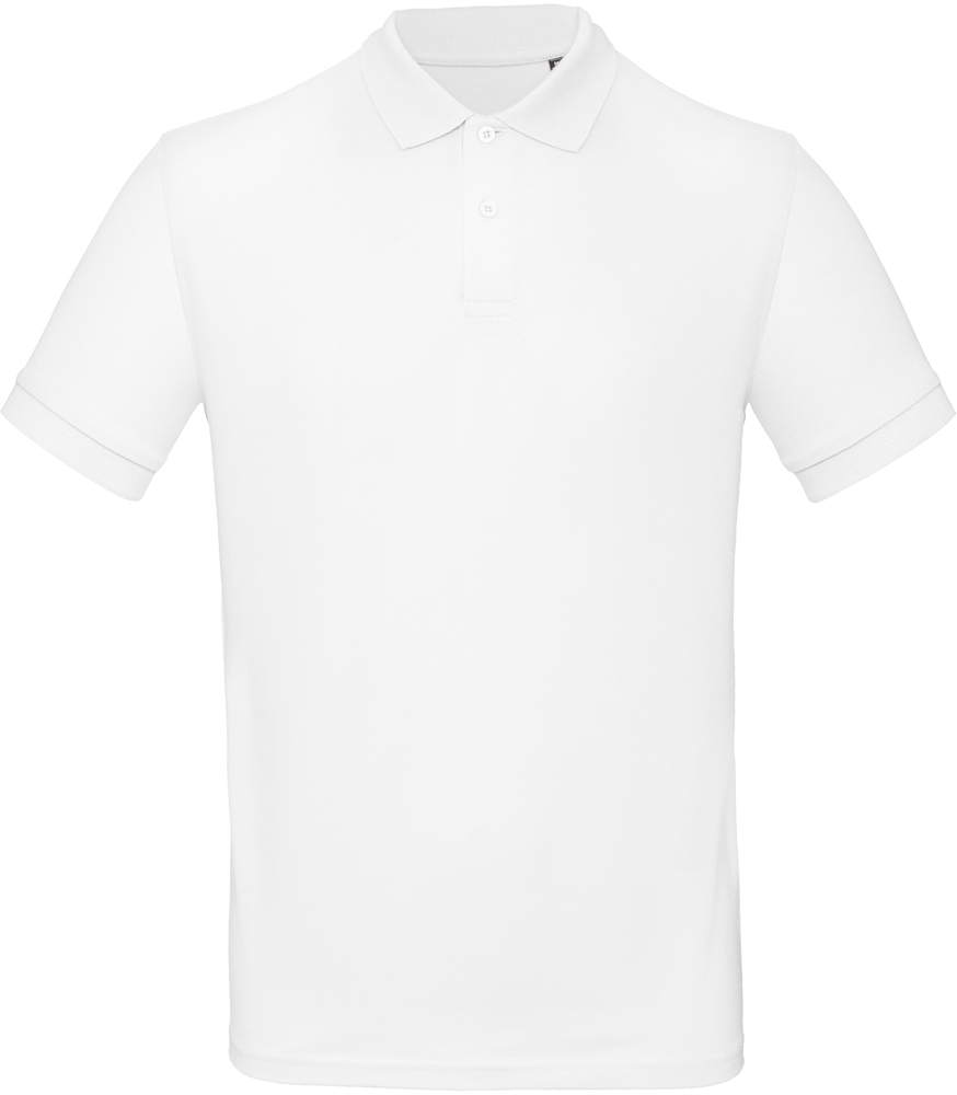 - Men's organic polo shirt - White